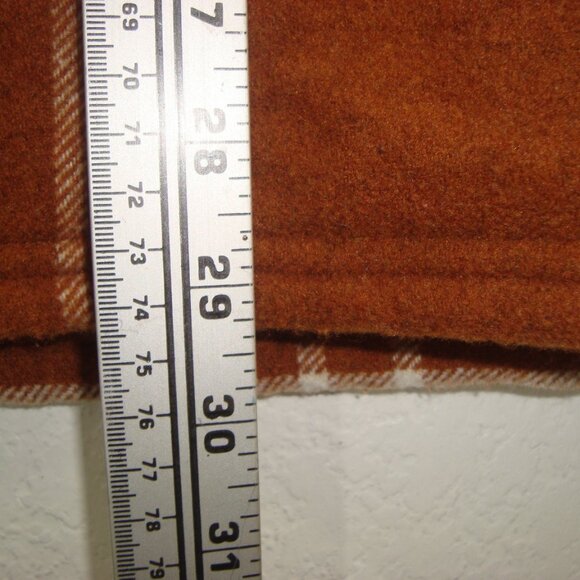 KATIN Men Sherpa Lined Zip Up Crosby Jacket Shacket Wool Blend Rusty Brown - Picture 7 of 14